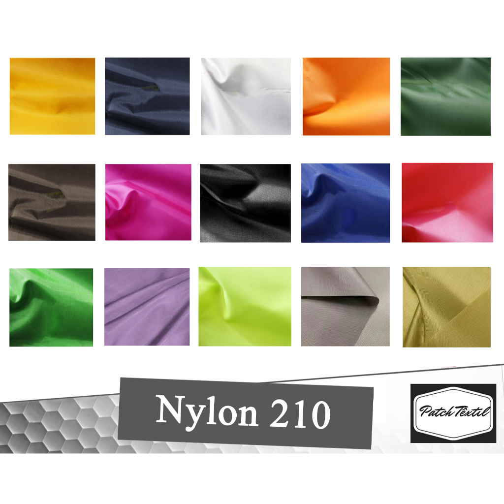 Tecido Nylon 210 Resinado Cores Variadas - 6 Metros
