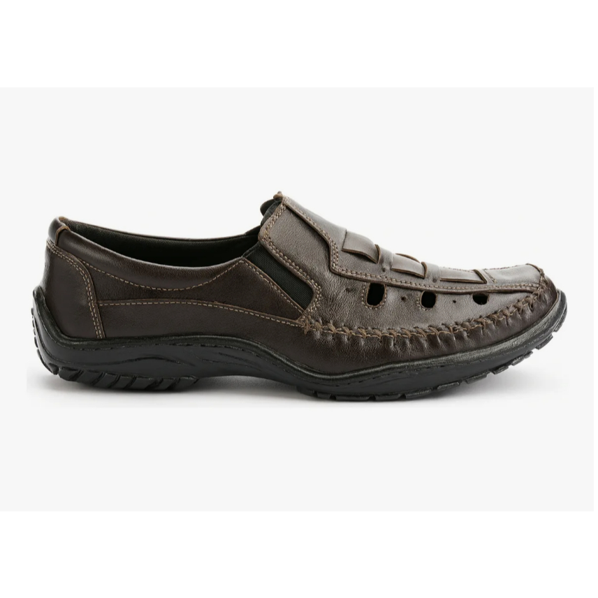 Sapatilha Mocassim Masculino Couro Legítimo Artesanal
