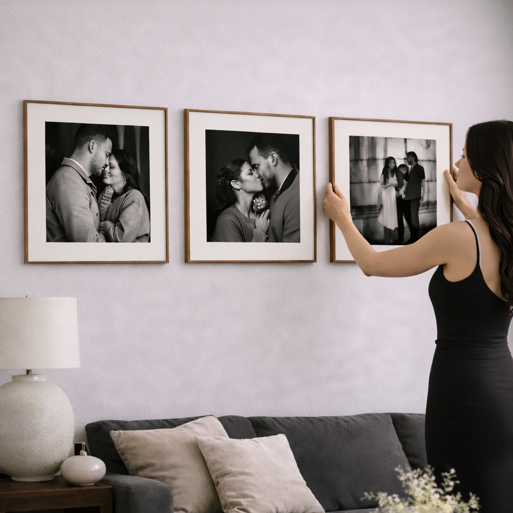 Quadro Decorativo Personalizado com Foto para Sala