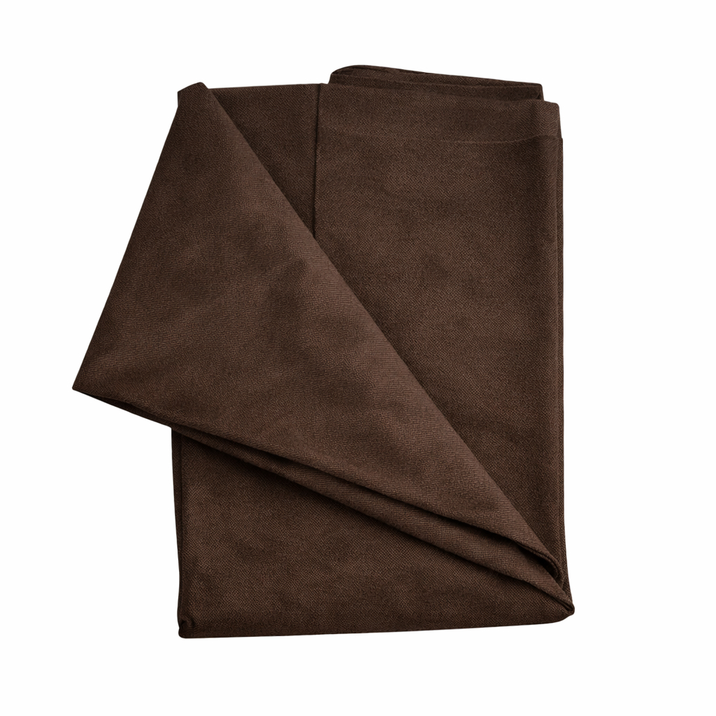 Tecido Suede Marrom Liso Veludo 1,40 metros x 5 metros 10 metros 15 metros ou 25 metros
