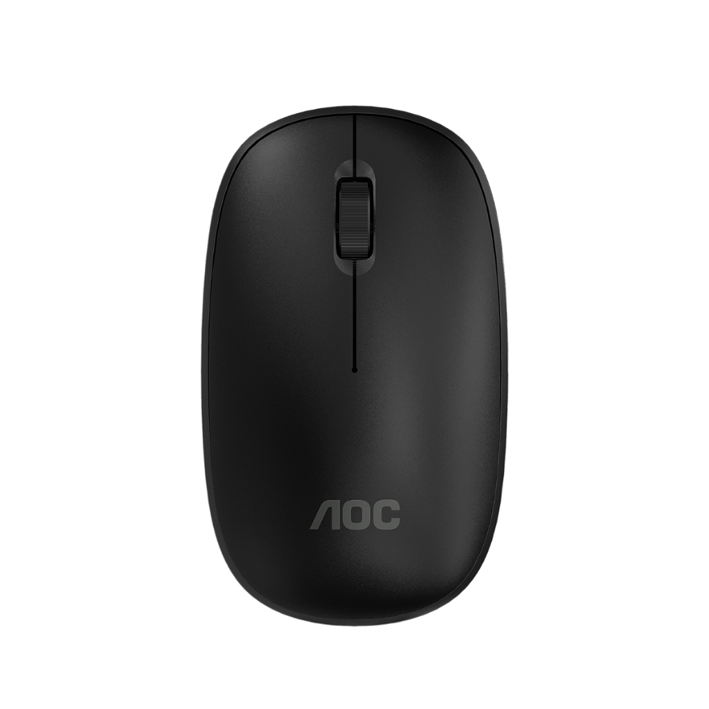 Mouse Óptico Sem Fio Wireless 2.4 Ghz 1600 DPI - Preto - AOC Mouse Óptico Sem Fio Wireless 2.4 Ghz 1600 DPI - Preto - AOC