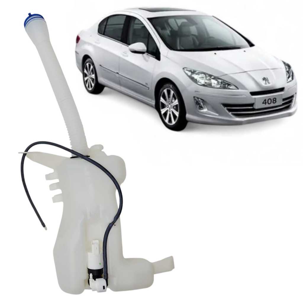 Reservatório Parabrisa Bomba Água Peugeot 408 2012 2013 2014 2015 2016 2017 2018 2019 Original
