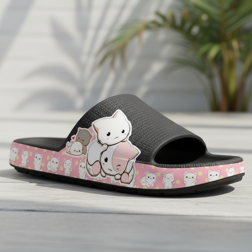 Chinelo Nuvem Adulto Feminino / Unisex  Papete Sandália Babuche Confortável e Leve Desenhos