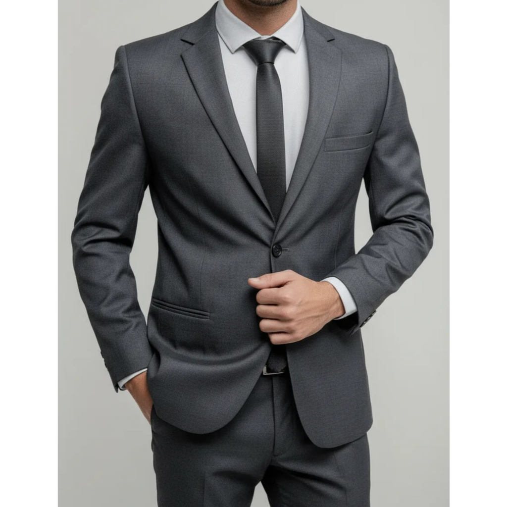 Terno Masculino Oxford Dois Botões Corte Italiano Lançamento