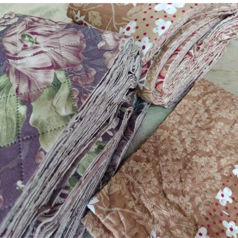 5 Kg  Tiras de Retalhos Metalado Liso/ Estampado p/ Artesanato/Tapete de Retalho/Colcha de Retalho