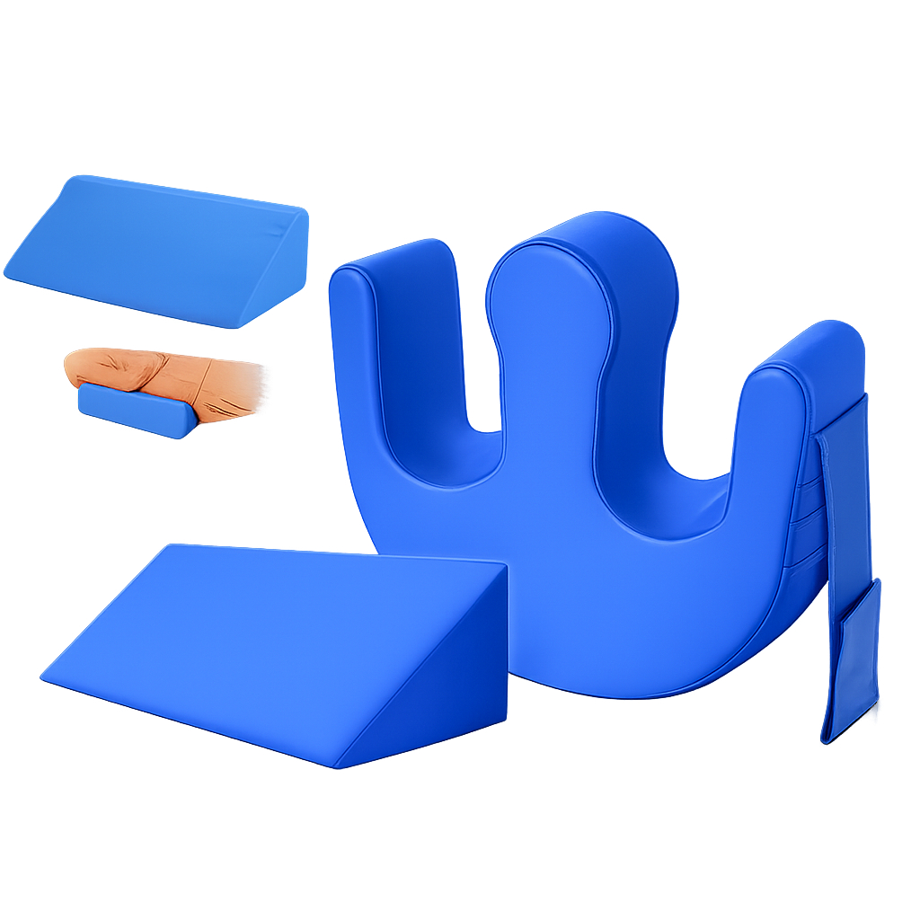 Almofada gira fácil para idosos e Acamados mais almofada triângular de viragem cunha para manter idosos posição lateral