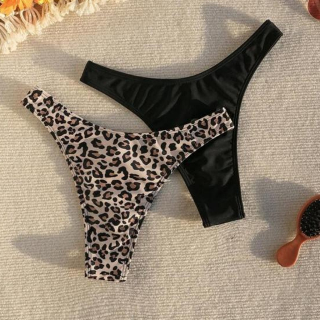 Calcinha de Biquini Avulso Feminino Biquine Levanta Bumbum Fio Duplo Fio Dental