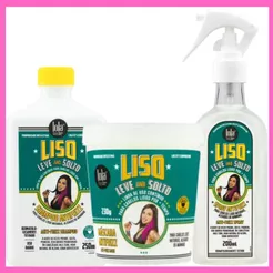 Kit Antifrizz Liso Leve and Solto Completo Lola Cosmetics (3 produtos)