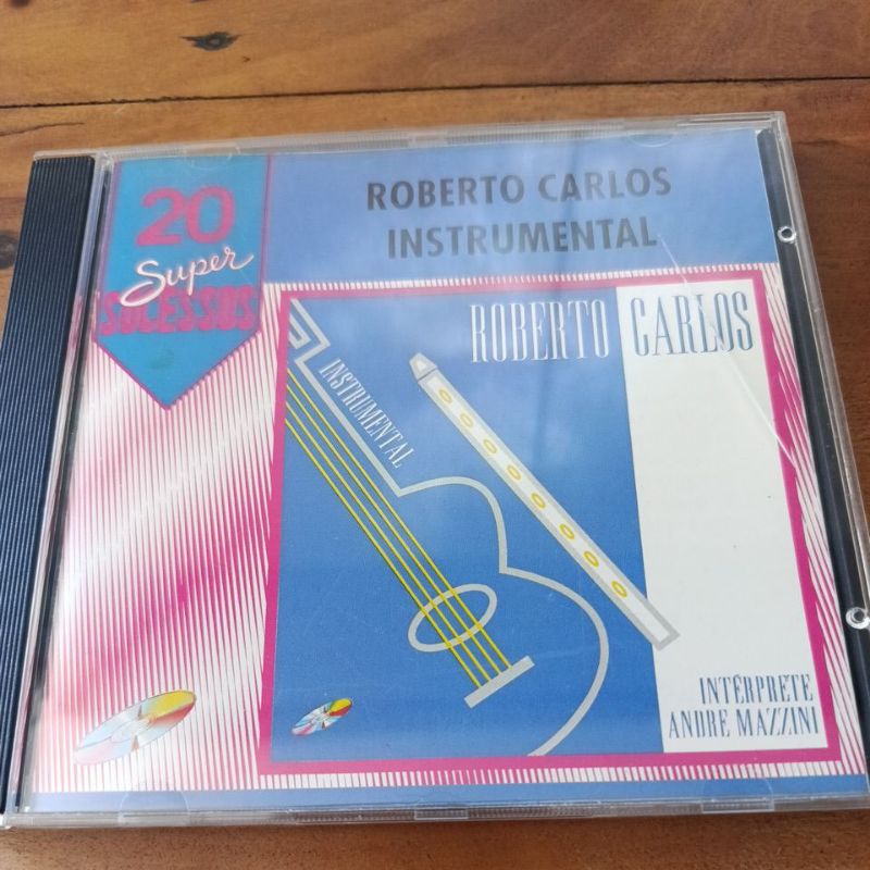 CD - Roberto Carlos Instrumental/20 super sucessos/intérprete Andre Mazzini