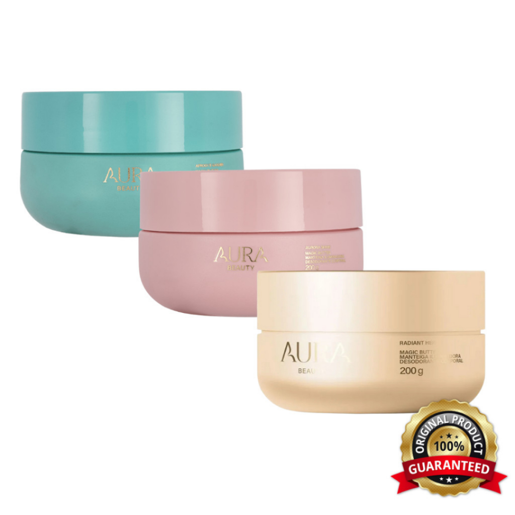 Magic Butter Manteiga Aura Beauty Jade Picon Escolha sua Fragrancia (Afrodite Garden, Radiant Hera Ou Aurora Shine)