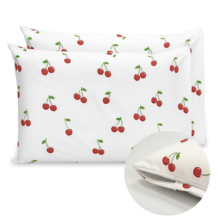 Par De Fronha C/ Zíper Algodão Kit 2 Peças 70x50 Estampado Percal 180 Fios em Oferta na Shopee