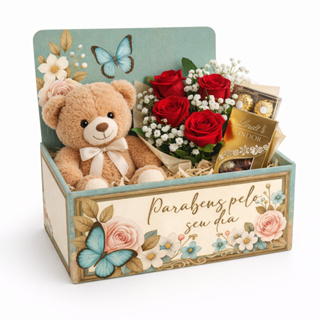 KIT CAIXA BANDEJA DISPLAY G EMBALAGEM PARA MONTAGEM DE CESTAS E PRESENTES ( 1 - 5 - 10 UNIDADES) em Oferta na Shopee