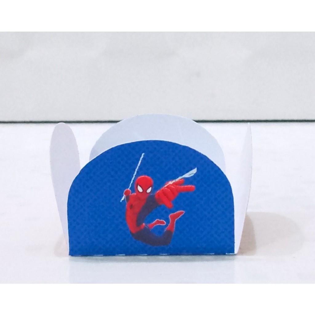 Forminha de Doces Homem Aranha Personalizada – Festa Infantil Lembrancinha Aniversário