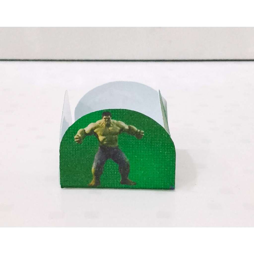 Forminha de Doces Hulk Personalizada – Festa Infantil Lembrancinha Aniversário