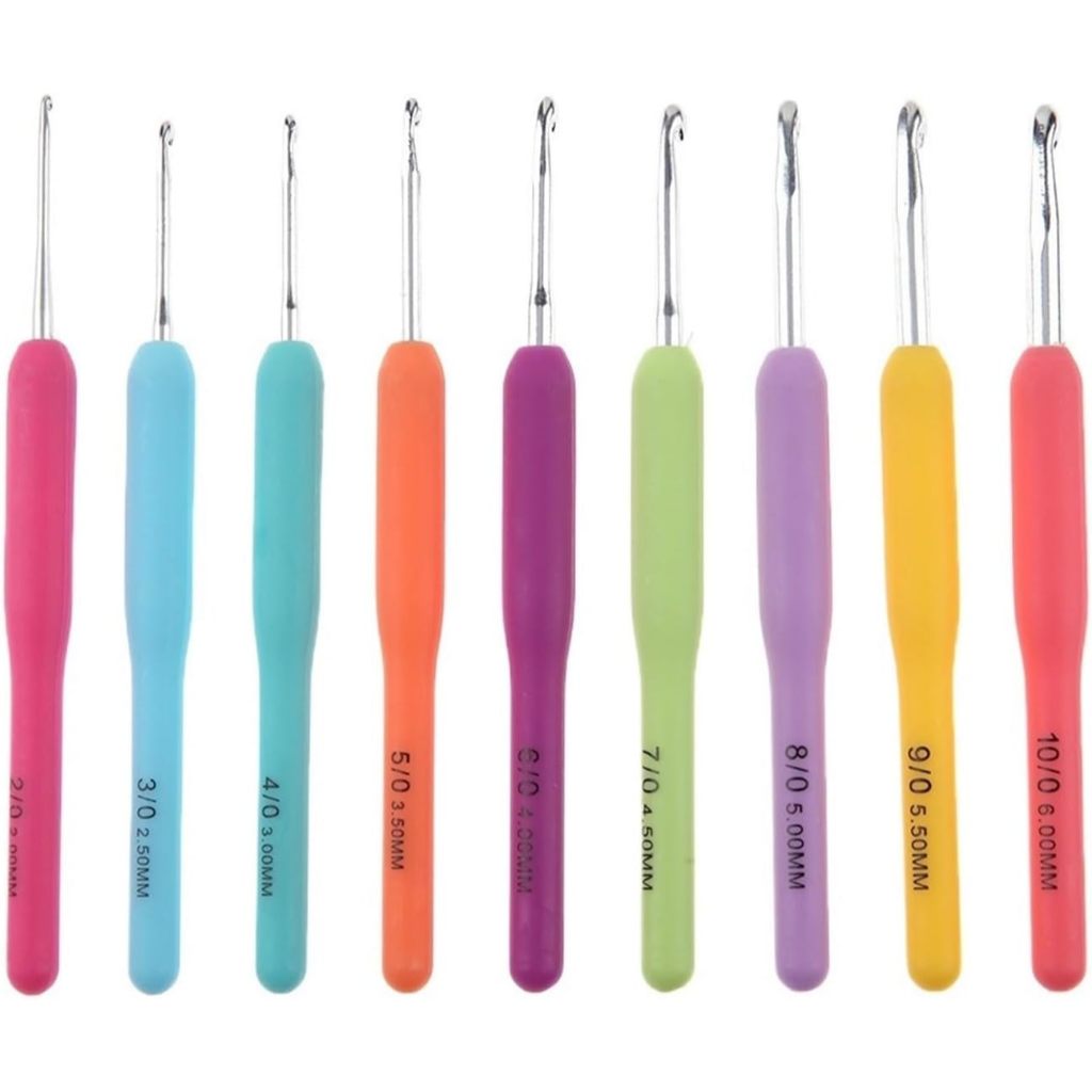 Kit Agulhas Barbante - Pacote Com 8 Unidades Ferramentas para crochê e acessórios para costura