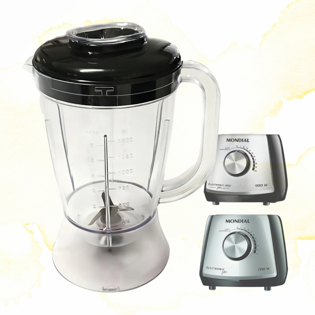 Copo Liquidificador Mondial Eletronic L60 L66 - Cristal Mebrasi 6616