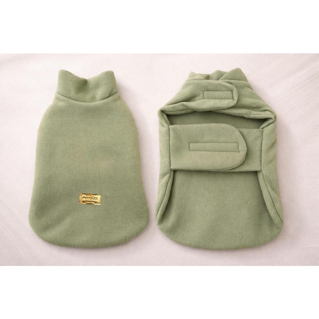Roupa Soft Verde Pet Dupla Para Cachorro Inverno Capa Quentinha Premium Maddog alta qualidade