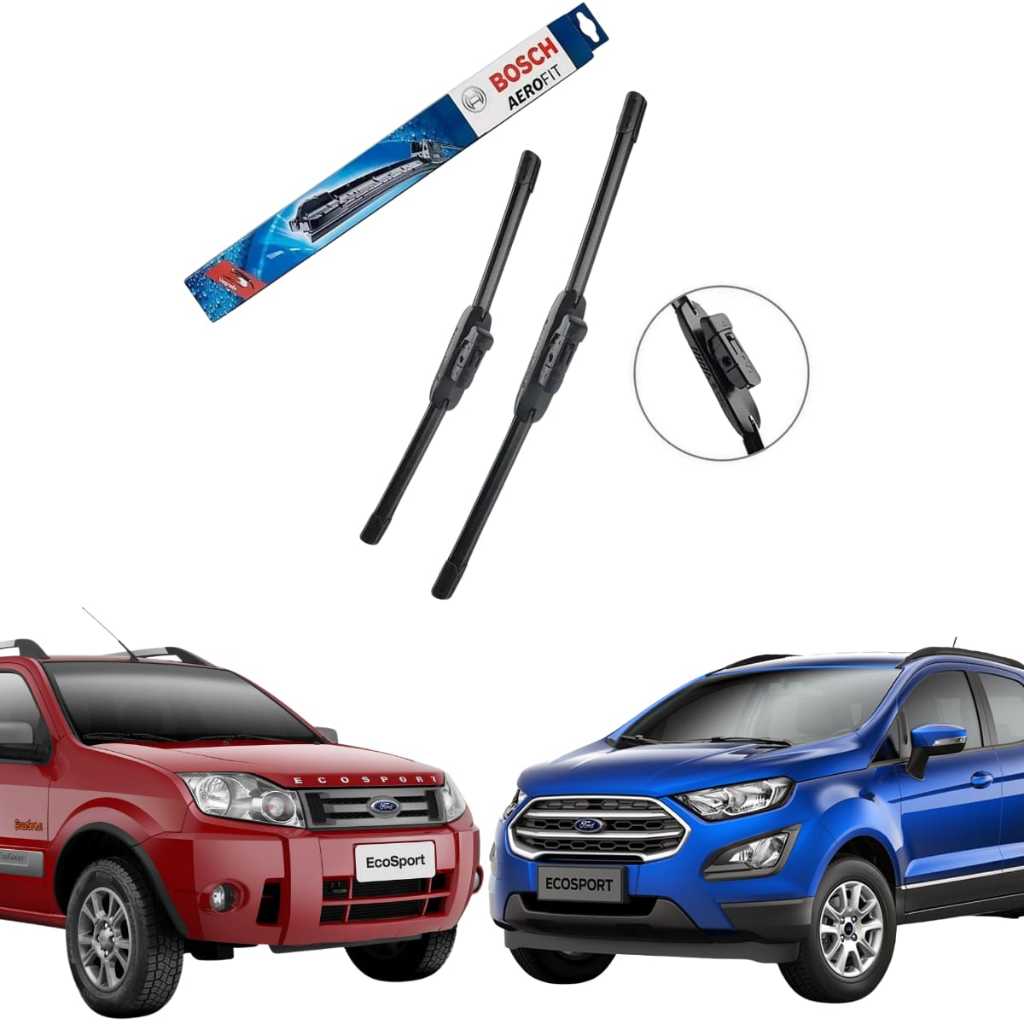 Jogo Palheta Bosch Original Para Nova Ecosport 2013 A 2017