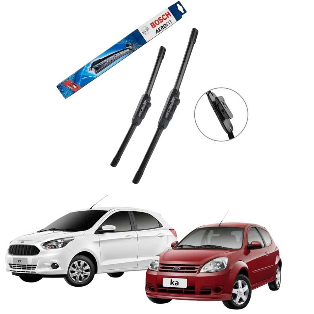 Par De Palheta Limpador Parabrisa Bosch Ford Ka 2014 A 2021 em Oferta na Shopee
