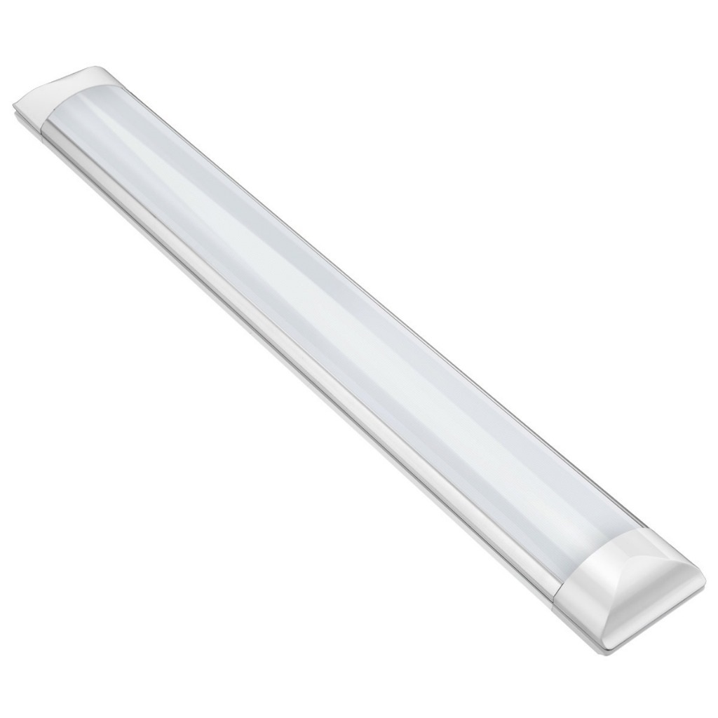 Luminária Linear Tubular Sobrepor Slim Flat 36w Branco Frio em Oferta na Shopee