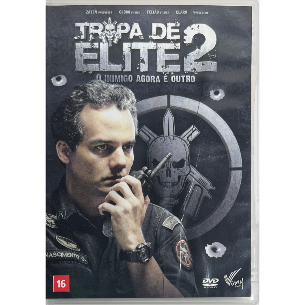 DVD - Tropa de Elite 2 - O Inimigo Agora é Outro - Wagner Moura - Original