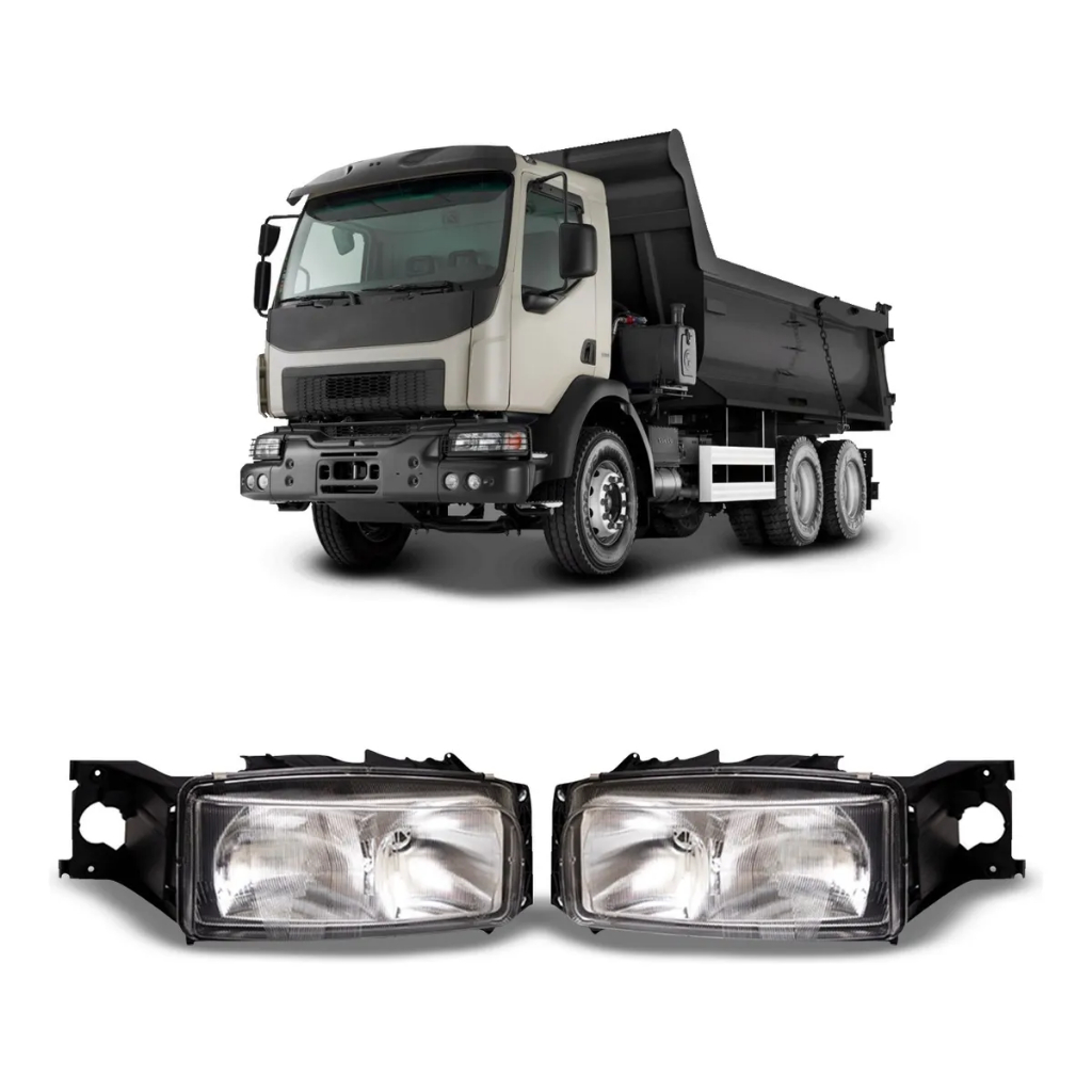 Farol Volvo Vm 260 270 310 330 Canavieiro Florestal Traçado