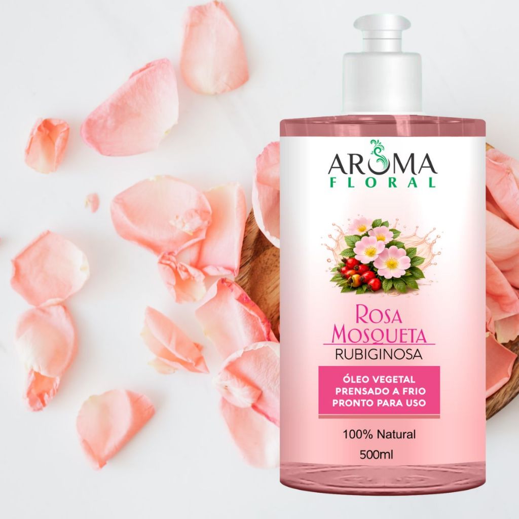 Óleo Vegetal De Rosa Mosqueta Rubiginosa Natural 500ml em Oferta na Shopee