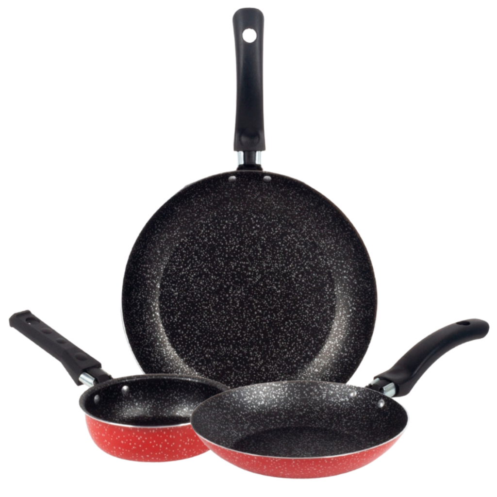 Imagem Jogo De Frigideiras Francesas 3 Peças 14 18 24Cm Nacional