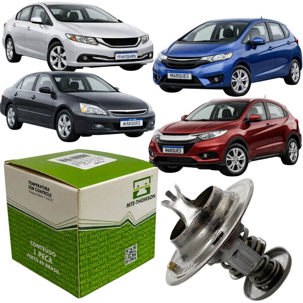 Válvula Termostática Mte-thomson Accord Civic Cr-v Fit Hr-v