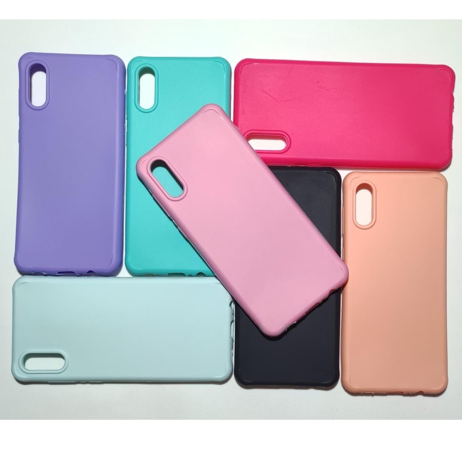 Capa case Capinha Samsung Galaxy A02 emborrachada lisa