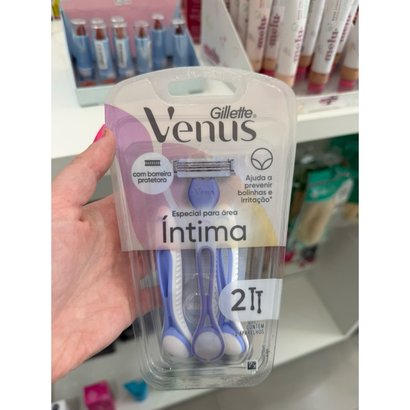 Aparelho de Depilar Descartável Gillette Venus Íntima 2 Unidades