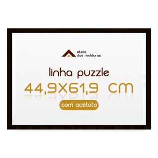 Moldura 44,9x61,9 Cm P/ Quebra Cabeça 1000 Peças Com Acetato em Oferta na Shopee