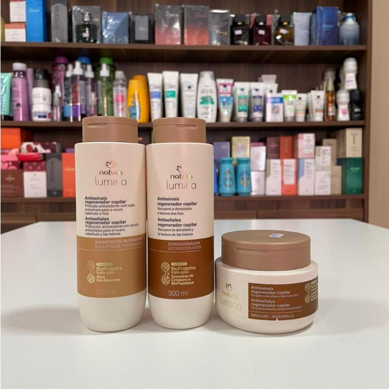 Kit Lumina Antissinais Regenerador Capilar (3 PRODUTOS)