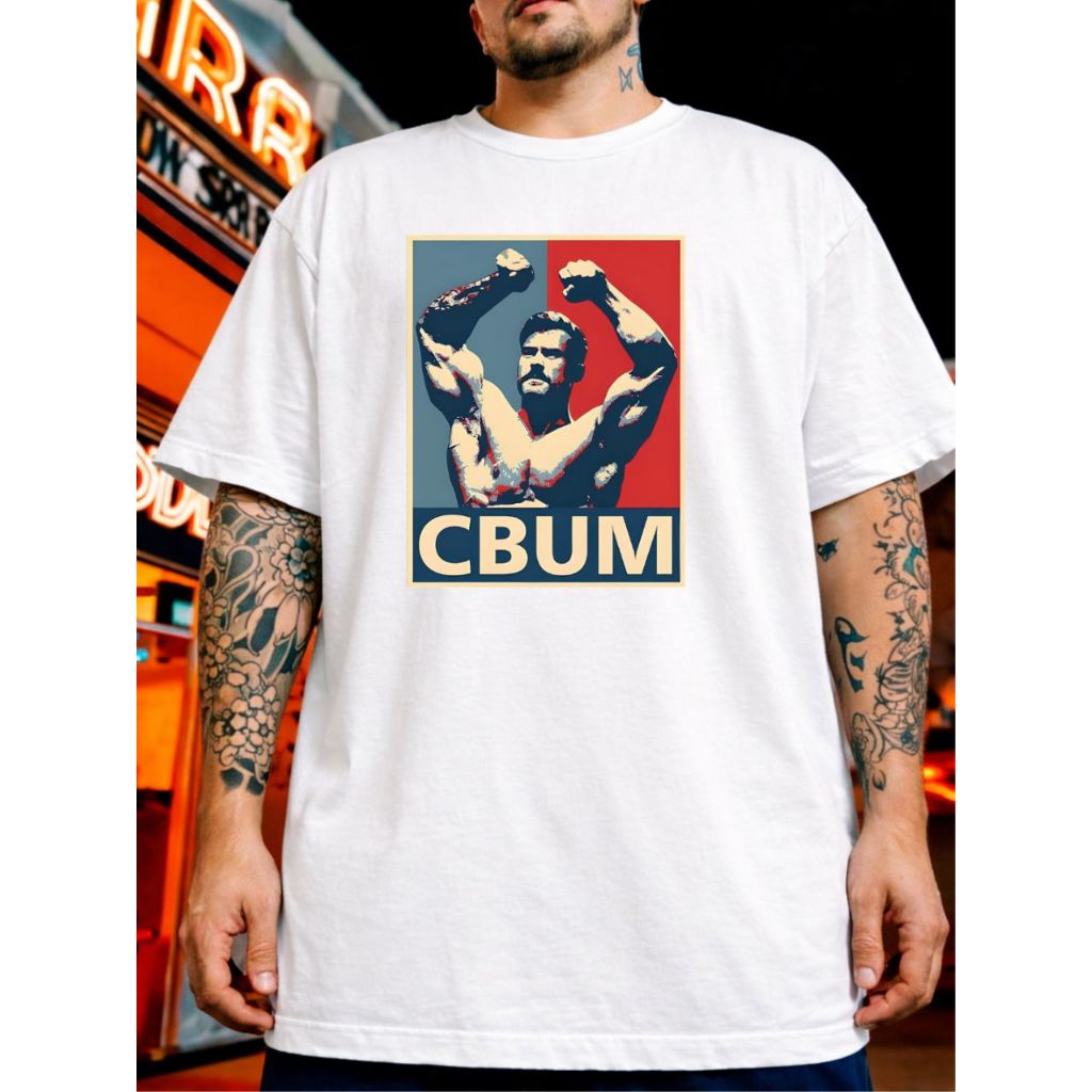 Camiseta Camisa Blusão Unissex CBUM Treino Gym Monstro Foco Academia Mutante Força Moda Fitness Leve Confortável Casual