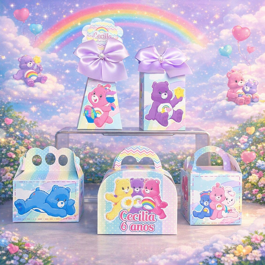 Kit Festa Ursinhos Carinhosos - Lembrancinhas Personalizadas - festa infantil - PEGUE E MONTE