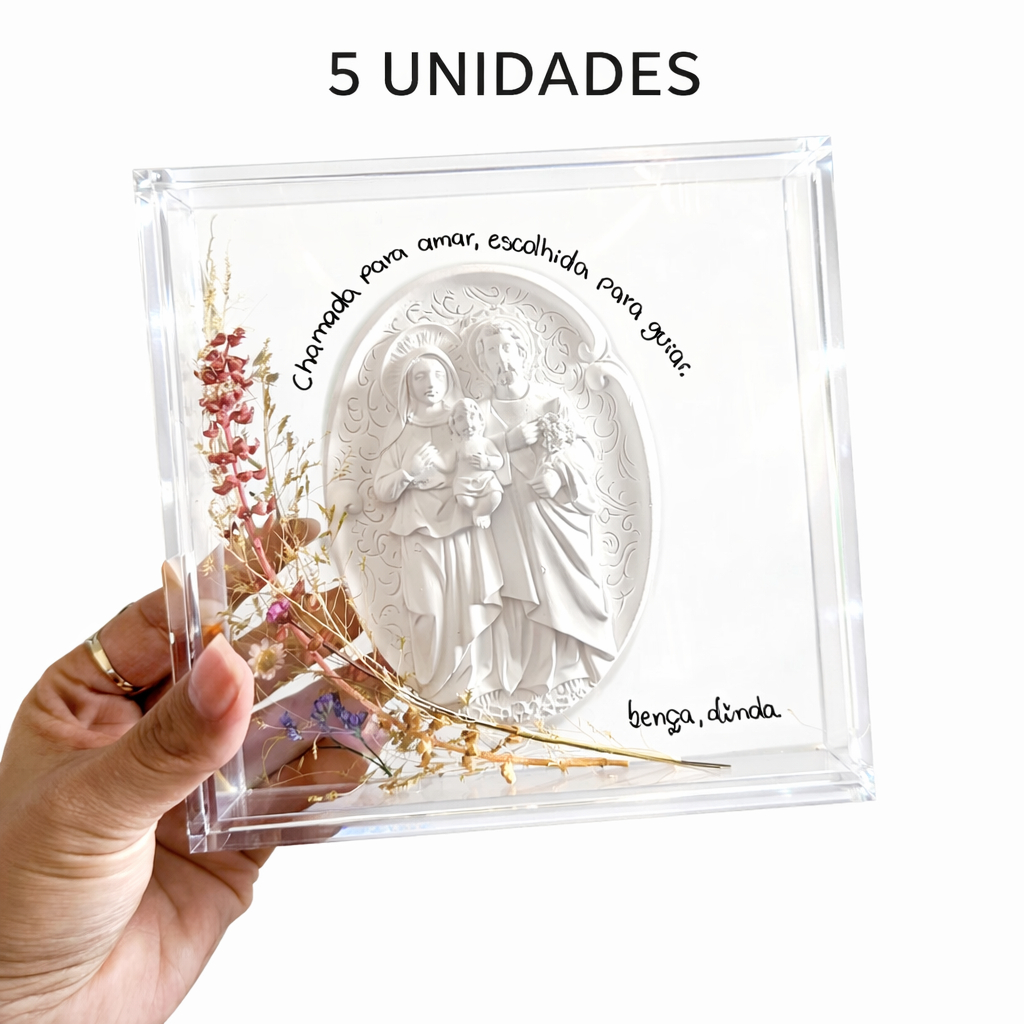 05~06 Molduras Acrílica De Mesa ou Parede 10X10 CM  - Porta Retrato Polaroide - Premium Resistente em Oferta na Shopee