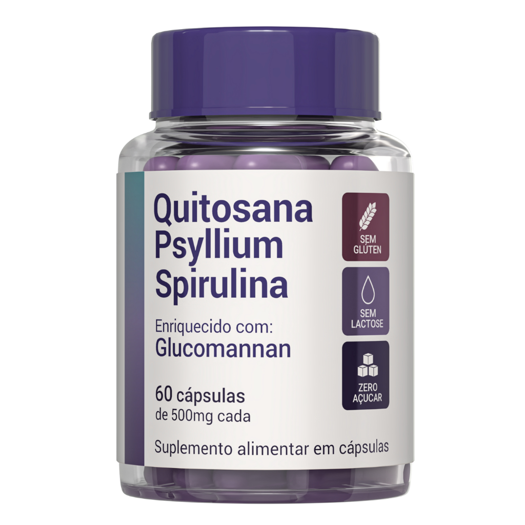 Termogênico Natural para Emagrecimento BioTermo com Quitosana, Psyllium e Spirulina