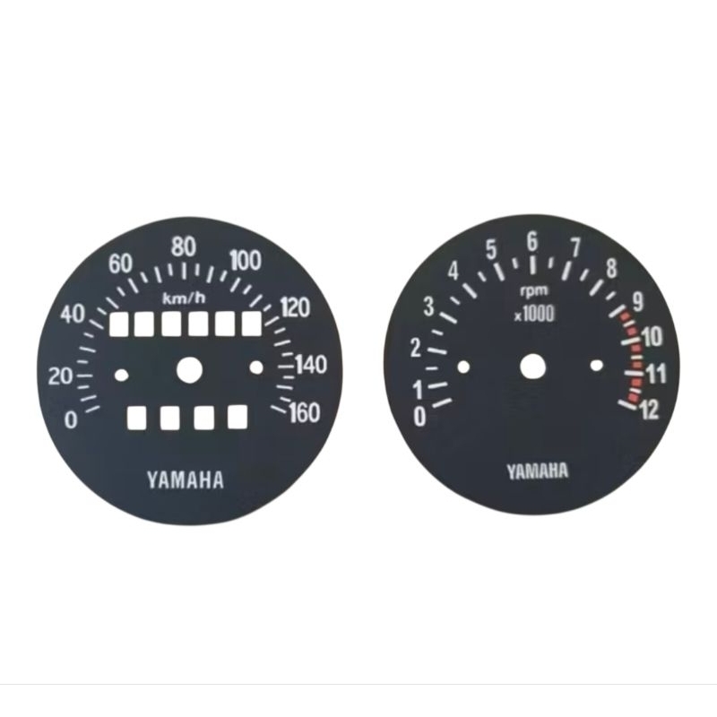 Mostrador Painel Yamaha Rd 125 85/91 Meia Lua