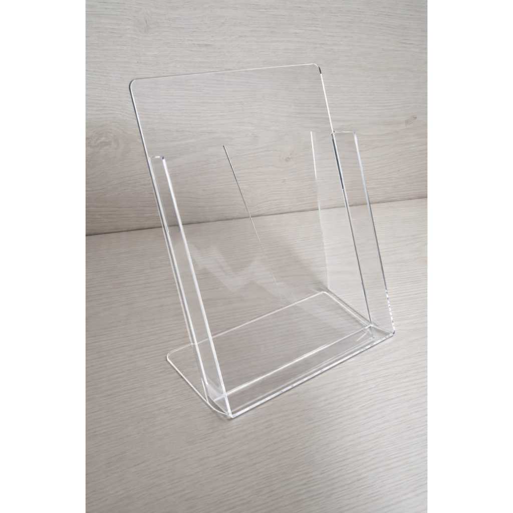 Porta Panfleto Em Acrilico 15x21 Cm - 1 Unidade