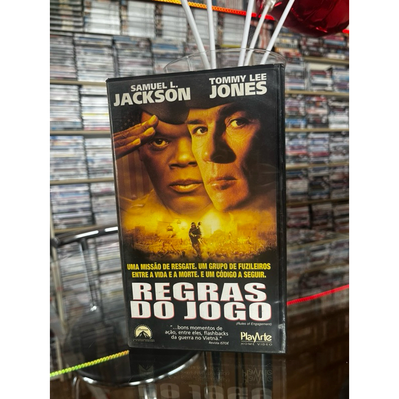 VHS “Regras do Jogo” - Samuel L. Jackson, legendado