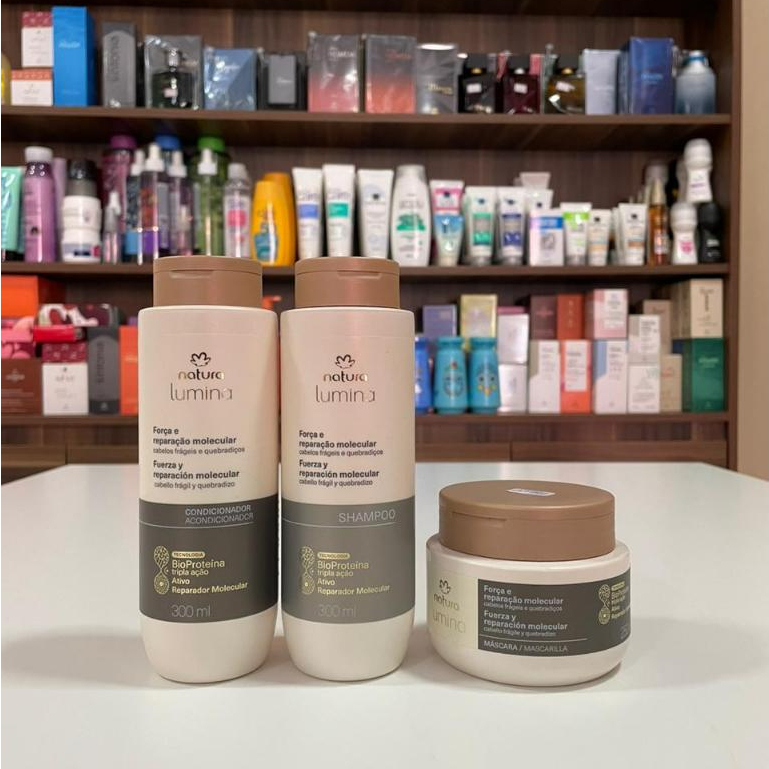 Kit Lumina Força e Reparação Molecular (3 PRODUTOS)