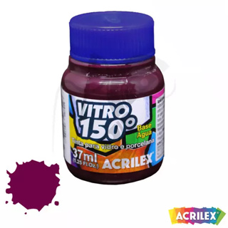 Tinta Vitro 150° Acrilex 37ml Magenta 549 Para Vidro E Cerâmica em Oferta na Shopee