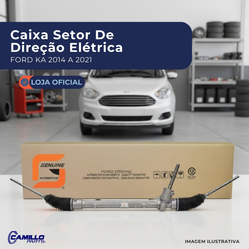 Caixa Setor Direção Elétrica Genuine Automotive Ford Ka 2014 2015 2016 2017 2018 2019 2020 2021 Alta Precisão em Oferta na Shopee