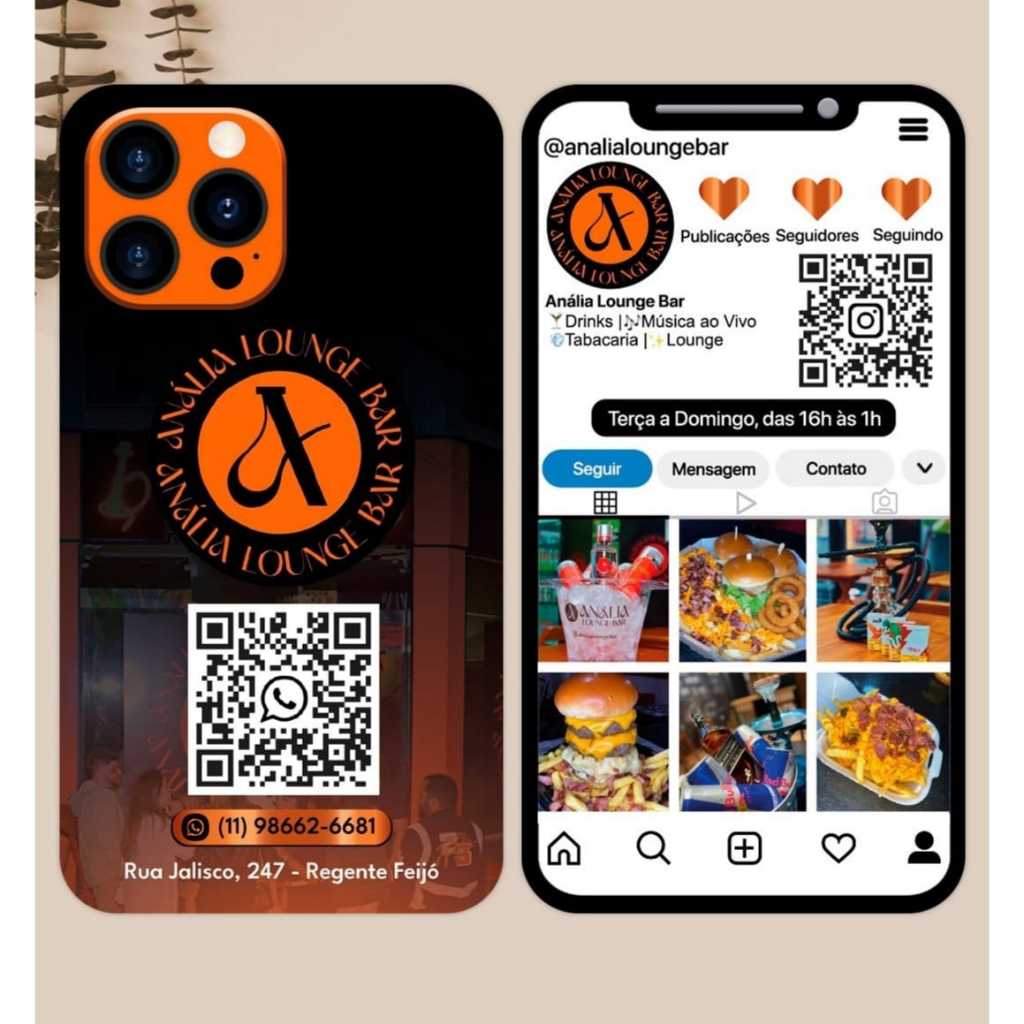 1.000 Cartão de Visita Feed Celular Verniz Local Colorido Frente e Verso Couchê 300g