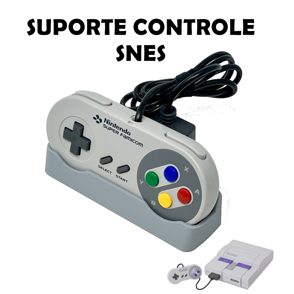 Suporte Controle SNES Super Nintendo – Original, 8BitDo SN30 e Switch Online SNES
