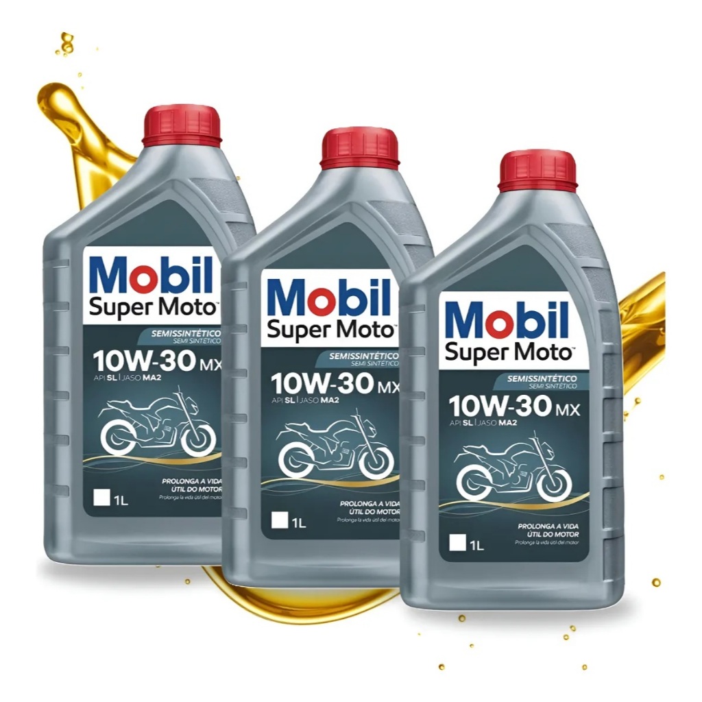 Óleo Mobil 10w30 Semissintético 3 Litros
