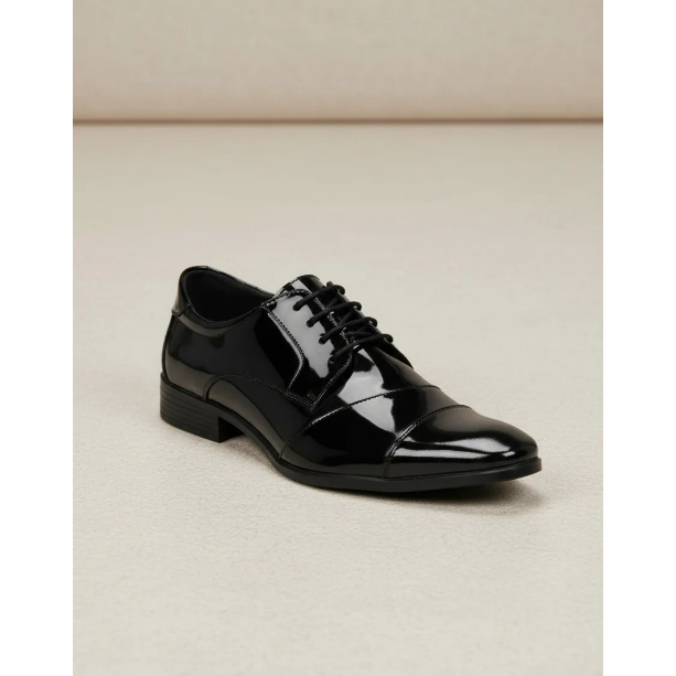 Sapato Masculino Social Verniz Clássico Britânico Imperium Amarração