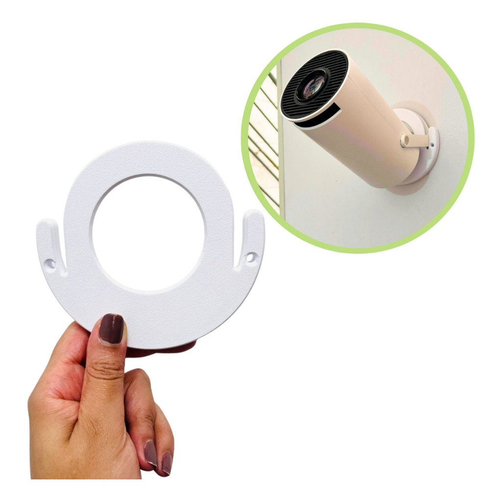 Suporte para projetor Hy300 com buchas e parafusos fixe na parede e no teto Suporte para projetor Hy300 com buchas e parafusos fixe na parede e no teto