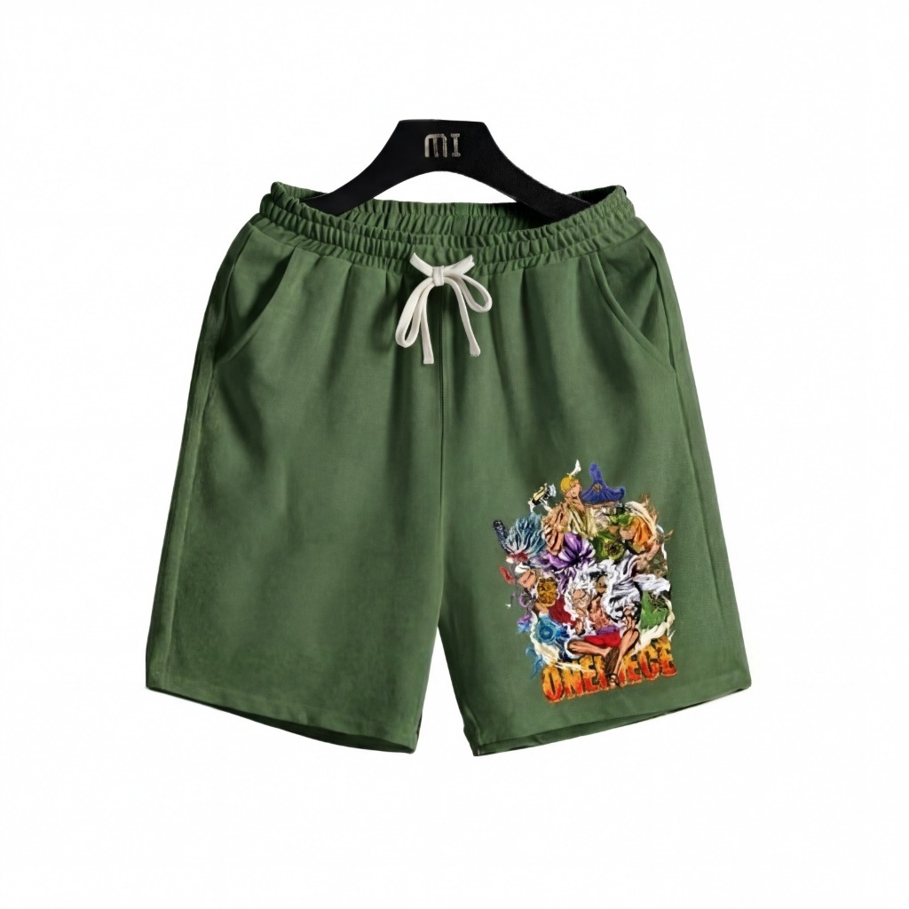 Bermuda Moletom On Peece Collage Aftersoul Unissex Streetwear 100% Algodão