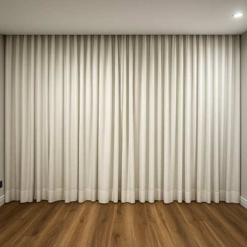 Cortina Trilho Suíço Duplo Voil Linho + Forro Blackout 6,00 x 2,30/2,40/2,50/2,60/2,70/2,80 Alto Padrão em Oferta na Shopee